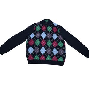 Brooks Brothers “346” Merino Wool Quarter Zip Pullover Sweater sz XL